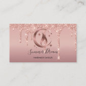 Einfache, moderne, handgefertigte Honig-Kerze-Visi Visitenkarte (Vorderseite)