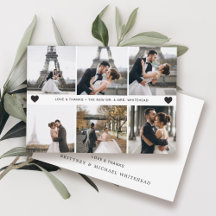 Einfache, moderne, handgeschriebene FotoCollage