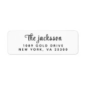 Einfache, moderne, handgezeichnete Schrift (Vorne)