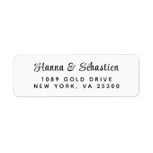 Einfache, moderne, handgezeichnete Schrift (Vorne)