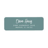 Einfache, moderne, handgezeichnete Script-Rücksend (Vorne)