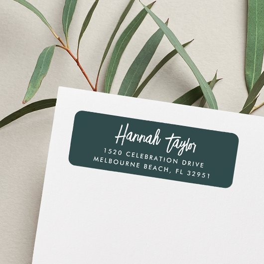 Einfache, moderne, handgezeichnete Script-Rücksend