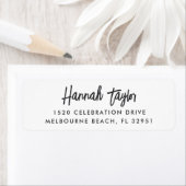 Einfache, moderne, handgezeichnete Script-Rücksend (Insitu)