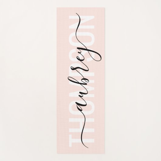 Einfache, moderne Handschrift Yogamatte (Vorderseite)