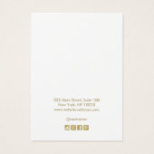 Einfache, moderne, hellrosa Erd-Grafikkarte (Rückseite)