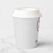 EINFACHE MODERNE HINZUFÜGEN SIE IHRE LOGO-Papierta Pappbecher (Rechts)