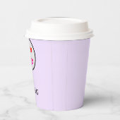 EINFACHE MODERNE HINZUFÜGEN SIE IHRE LOGO-Papierta Pappbecher (Links)