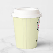 EINFACHE MODERNE HINZUFÜGEN SIE IHRE LOGO-Papierta Pappbecher (Rechts)