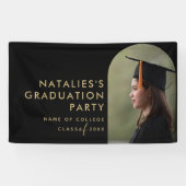 Einfache moderne Hochschule oder Uni-Abschluss Banner (Horizontal)