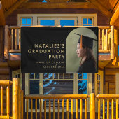 Einfache moderne Hochschule oder Uni-Abschluss Banner