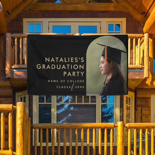 Einfache moderne Hochschule oder Uni-Abschluss Banner