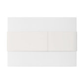 Einfache moderne Hochzeit Einladungsbanderole (Rückseitenbeispiel)