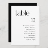 Einfache moderne Hochzeitskarten Einladung (Vorne/Hinten)