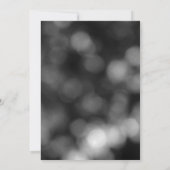 Einfache, moderne Hochzeitsstipps für Typografie Einladung (Rückseite)