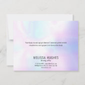 Einfache moderne Holografie-Business dank Karte (Rückseite)