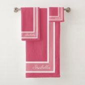 Einfache moderne Honeysuckle Badhandtuch Set (Insitu)