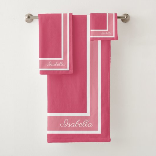 Einfache moderne Honeysuckle Badhandtuch Set (Insitu)