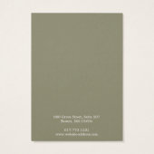 Einfache moderne Hoop-Earring-Display-Karte (Rückseite)