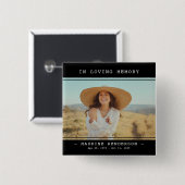 Einfache Moderne im Gedächtnis des Gedächtnisses z Button (Vorne & Hinten)