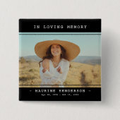 Einfache Moderne im Gedächtnis des Gedächtnisses z Button (Vorderseite)