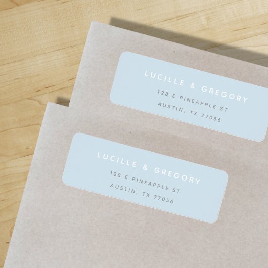 Einfache moderne Individualität | Blauer Grau | RÜ