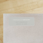 Einfache moderne Individualität | Grau | RÜCKSENDE