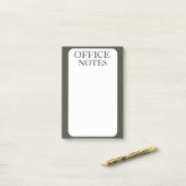 EINFACHE MODERNE INDIVIDUELLE BÜROARBEITSMAPPE POST-IT KLEBEZETTEL (Auf Schreibtisch)