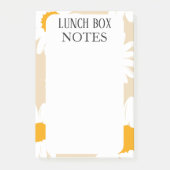 EINFACHE MODERNE INDIVIDUELLE LUNCHBOX POST-IT KLEBEZETTEL (Vorderseite)