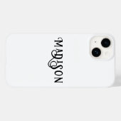 Einfache moderne Individuelle Name-Kalligrafie Case-Mate iPhone Hülle (Rückseite (Horizontal))