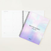 Einfache moderne, irrisierende Kalligrafie Planer (Anzeige)