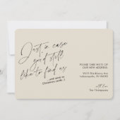 Einfache moderne Kaffeemaschine Ankündigung (Vorderseite)