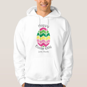 einfache moderne Kalligrafie Frohe Ostern für Freu Hoodie