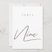 Einfache moderne kalligraphische Hochzeitsstiftung (Vorderseite)