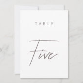 Einfache moderne kalligraphische Hochzeitsstiftung (Vorderseite)