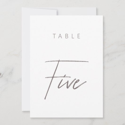 Einfache moderne kalligraphische Hochzeitsstiftung (Vorderseite)