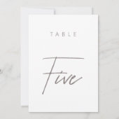 Einfache moderne kalligraphische Hochzeitsstiftung (Rückseite)