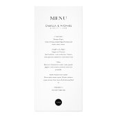 Einfache moderne Karten für vertikale Menüs (Vorne)