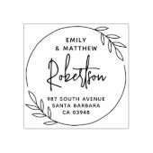 Einfache moderne Kleider Verheiratete Couple-Rücks Gummistempel (Prägung)