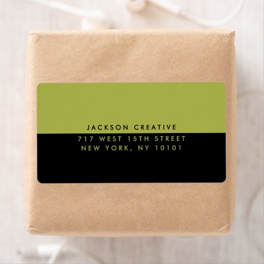 Einfache moderne Kontrast Visitenkarte (Insitu)