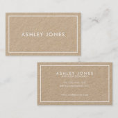 Einfache moderne Kraft-Business-Karte Visitenkarte (Vorne/Hinten)