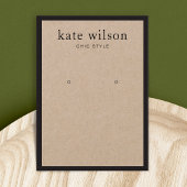 Einfache, moderne Kraft Earring Display Card