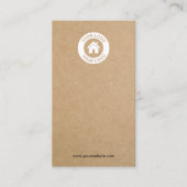 Einfache moderne Kraft Earring Juwelier Display Ca Visitenkarte (Vorderseite)