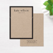 Einfache moderne Kraft-Netzklassenanzeigekarte (Schreibtisch)