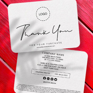 Einfache, moderne, kundenspezifische Werbeaktion f Mitteilungskarte