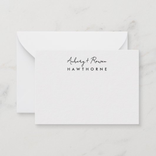 Einfache moderne kuppelrustikale Lavendel Hochzeit Mitteilungskarte (Vorderseite)