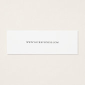 Einfache, moderne Label Closing Hang Tag (Rückseite)