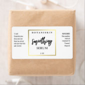 Einfache moderne Labels aus Weiß und Gold (Insitu)