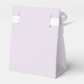 Einfache moderne Lavendel Geschenkschachtel (Rückseite)