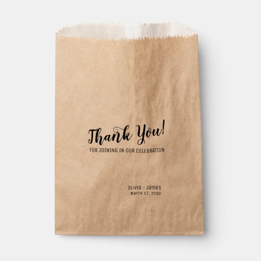 Einfache moderne Leckerei Vielen Dank, dass Sie Sc Geschenktütchen (Vorderseite)