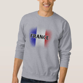 Einfache moderne Liebe Frankreich Flag Paris Souve Sweatshirt